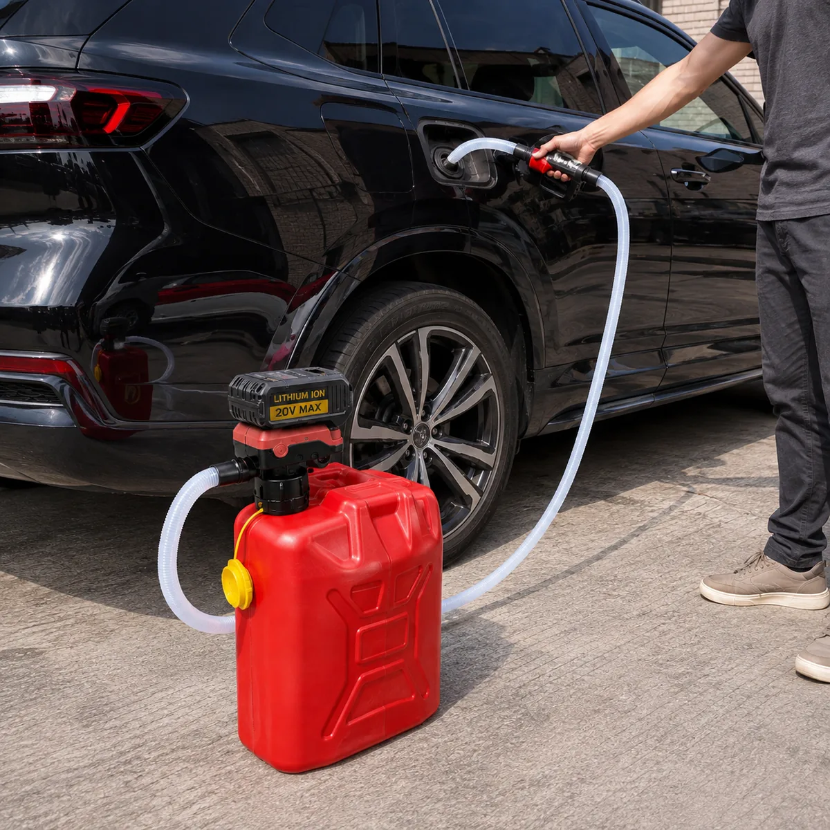 FN401 portable pump shown in use